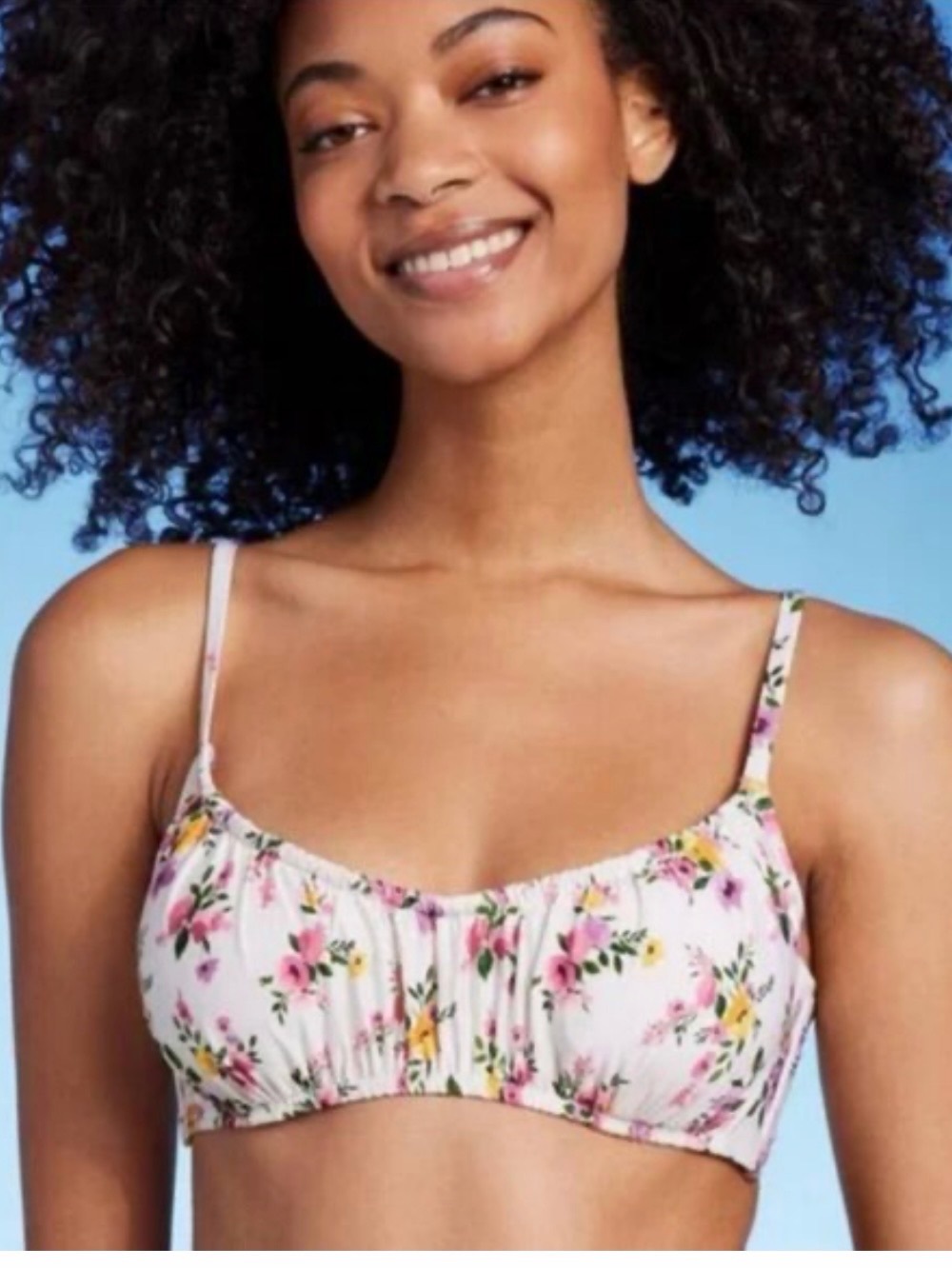 🌼Shade & Shore Pink Floral Bralette Cami